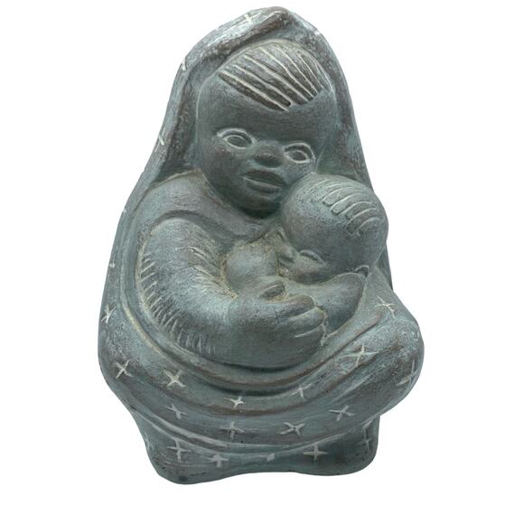 Vintage‎ Isabel Bloom "Mother and child " Retired signed Sculpture Mothers day - Picture 1 of 8